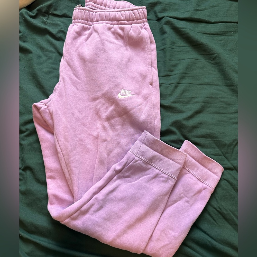 Purple Nike Joggers; Size Medium